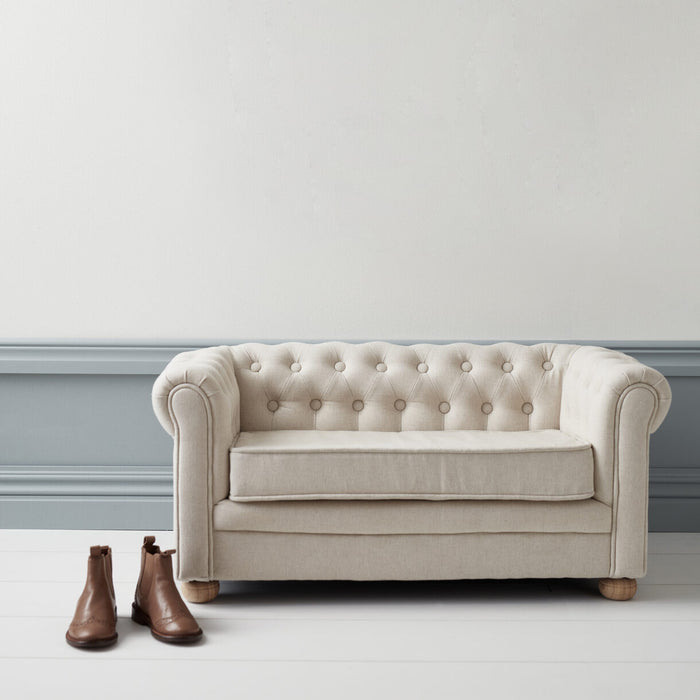 Chesterfield soffa, Beige