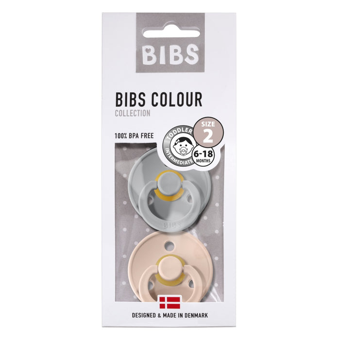 Bibs nappar 2-pack - cloud/blush (strl 2)