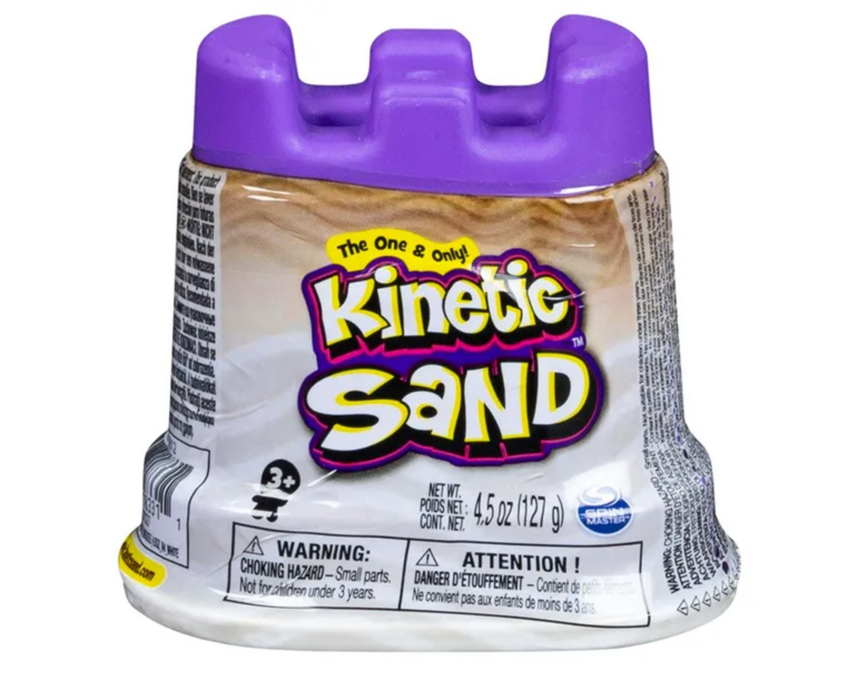 Kinetisk sand, vit