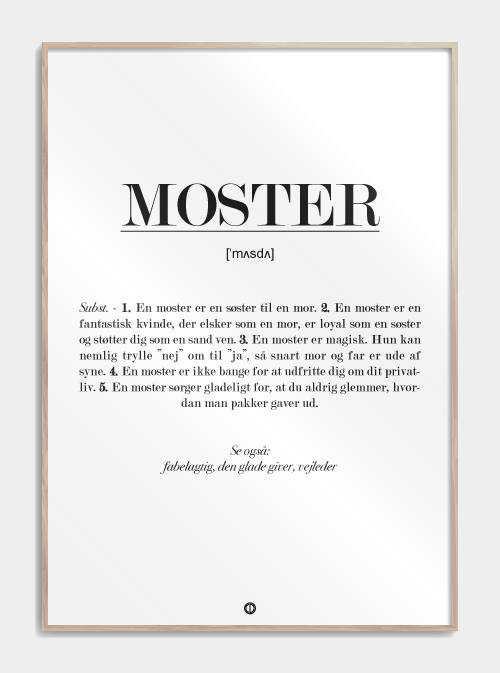 Moster definition affisch, M (50x70, B2)