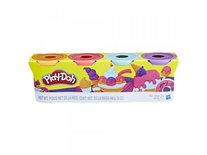 Play-Doh, 4 hinkar - Pastell mix