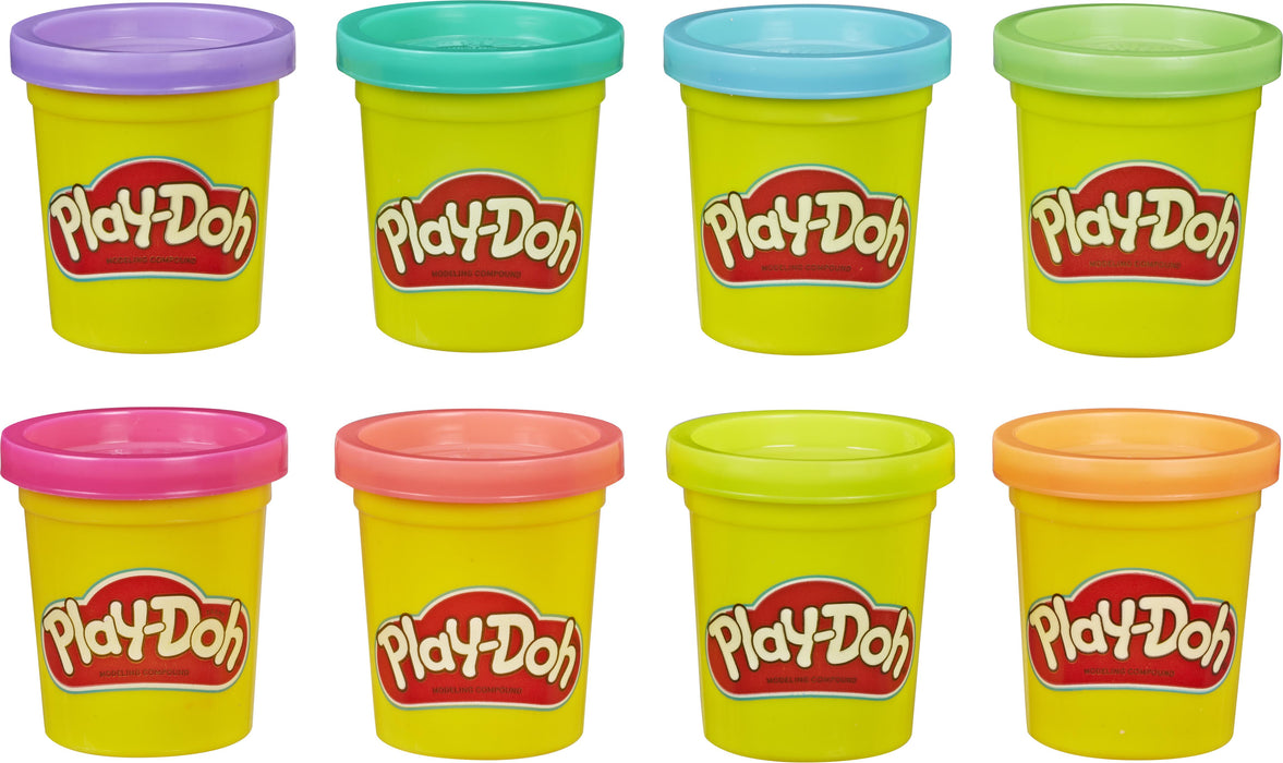 Play-Doh - Neonpaket med 8 hinkar