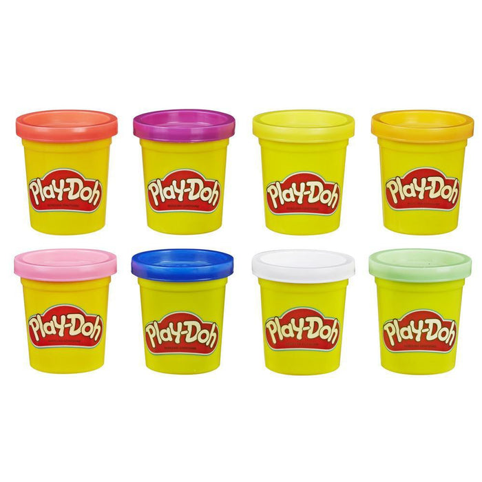 Play-Doh - Regnbågspaket med 8 hinkar