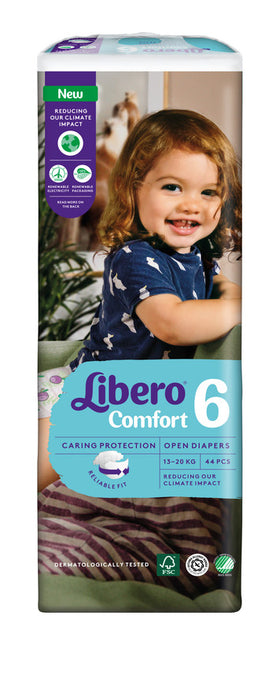 Libero Comfort 6, Blöjor