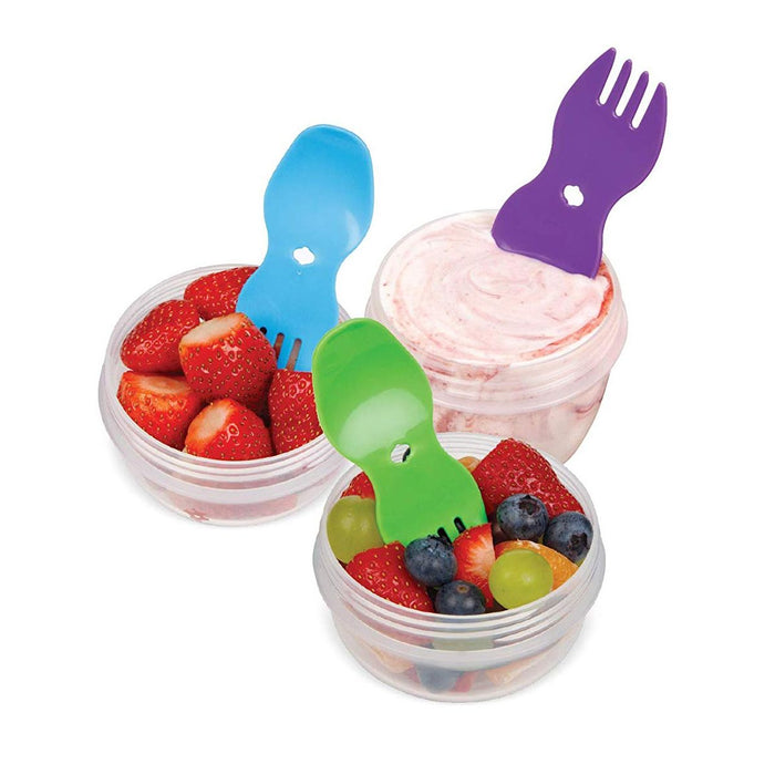 Spork to-go bestick set, 6 st.