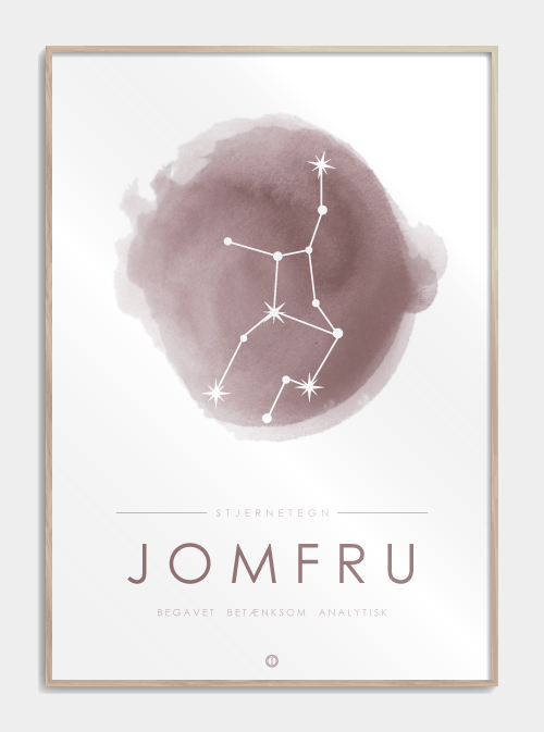 Constellation affisch - jungfru, M (50x70, B2)