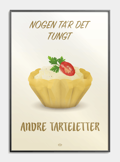 Någon tar det hårt affisch, M (50x70, B2)