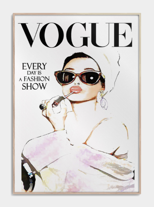 Vogue cover No2 affisch, M (50x70, B2)