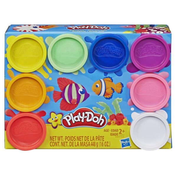 Play-Doh - Regnbågspaket med 8 hinkar - Image 2