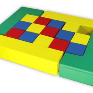 Pusselblock, blanda färger